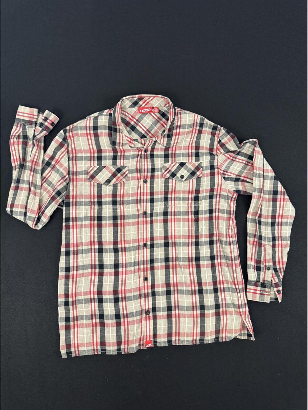 Vans XXL Plaid Button-Up Shirt